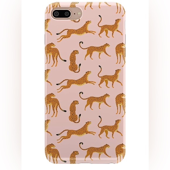 Casely iPhone 6/6s/7/8 Plus Case | On The Prowl | Pink Leopard Print Case - Picture 8 of 8